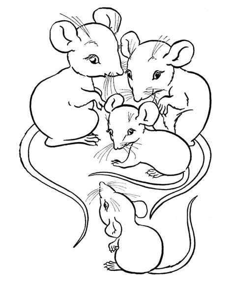 Free Printable Mouse Coloring Pages For Kids | Coloring pages, Farm ...