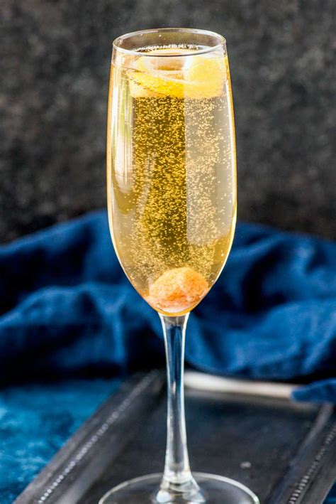 Classic Champagne Cocktail - Homemade Hooplah