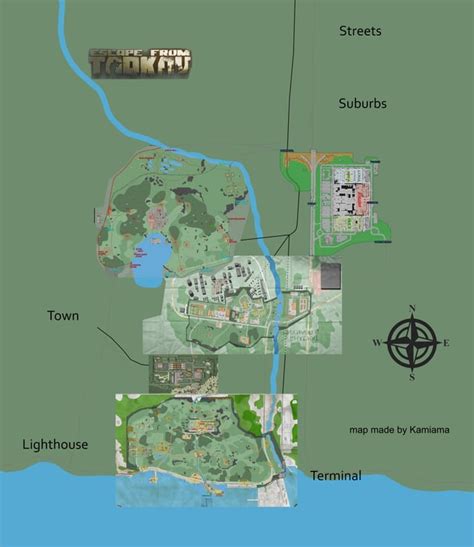 I made a map of how everything connects in tarkov : r/EscapefromTarkov