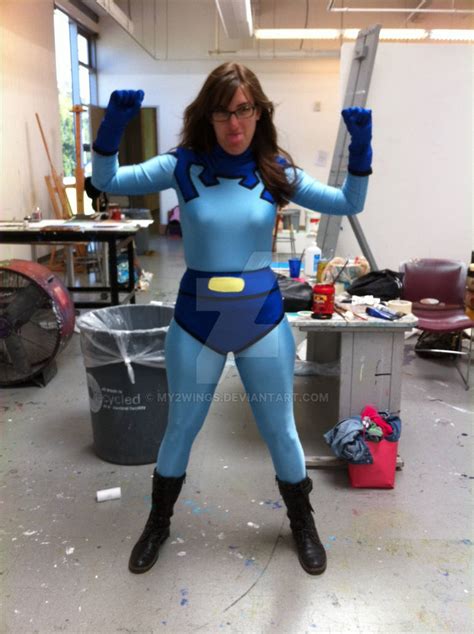 Blue beetle costume by My2Wings on DeviantArt