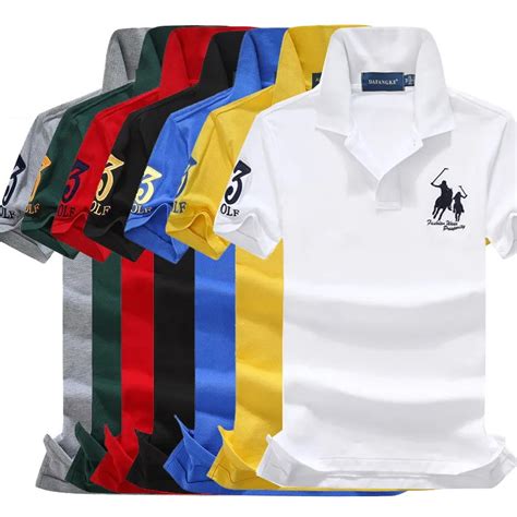 Polo Merk Kleding Man Mode Casual Mannen Polo Shirts Solid Casual Polo ...