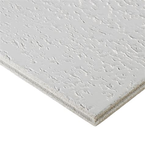 Armstrong Ceilings 1-ft x 1-ft Impression White Mineral Fiber Surface-mount Ceiling Tile (40 ...