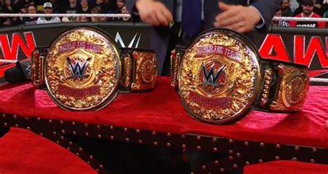 New World Tag Team Championship Belts Unveiled During This Week’s WWE RAW - PWMania - Wrestling News