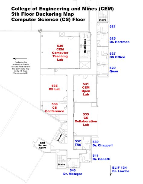 Maps to UAF Computer Science