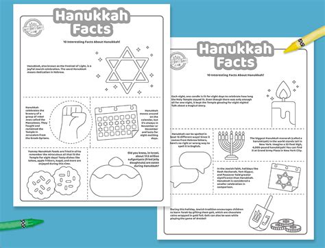 Fun Hanukkah Facts For Kids To Print and Learn | Kids Activities Blog