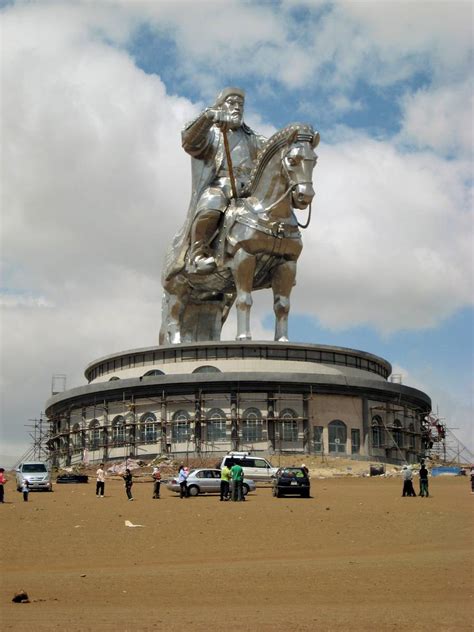 Genghis Khan Rides Again: Huge Statue of Emperor Dominates the ...