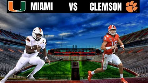 Clemson vs Miami (FL) Live Streaming Reddit FREE NCAA Football Week 6 Game