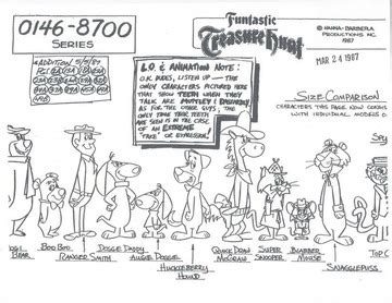 Yogi Bear's Funtastic Treasure Hunt Model Sheets : Hanna-Barbera : Free ...