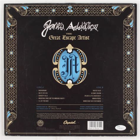 Jane's Addiction "The Great Escape Artist" Vinyl Record Album Band ...