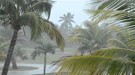 Tropical Rain Storm Iberostar Laguna Azul Varadero Beach Cuba - YouTube