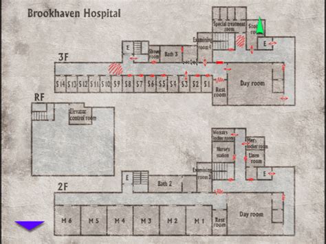 Image - Silent Hill 3 Alternate Brookhaven Hospital Map.png | Silent Hill Wiki | FANDOM powered ...