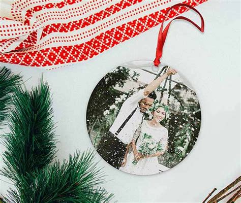 Dye Sublimation Christmas Ornament Simple Aluminum Mockup PNG - Etsy UK