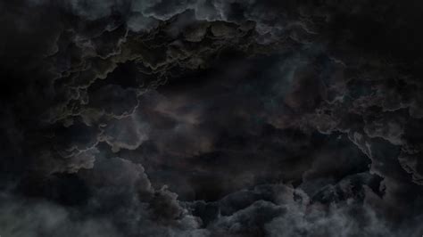 Black Dramatic Clouds Motion Background - Storyblocks