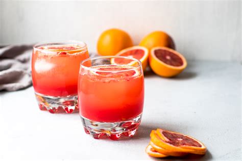 Sparkling Blood Orange Mocktail - Marisa Moore Nutrition