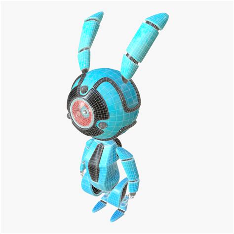 robot rabbit 3d max