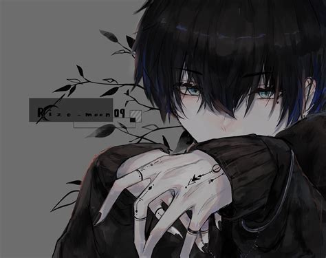 Emo Anime Boy Background