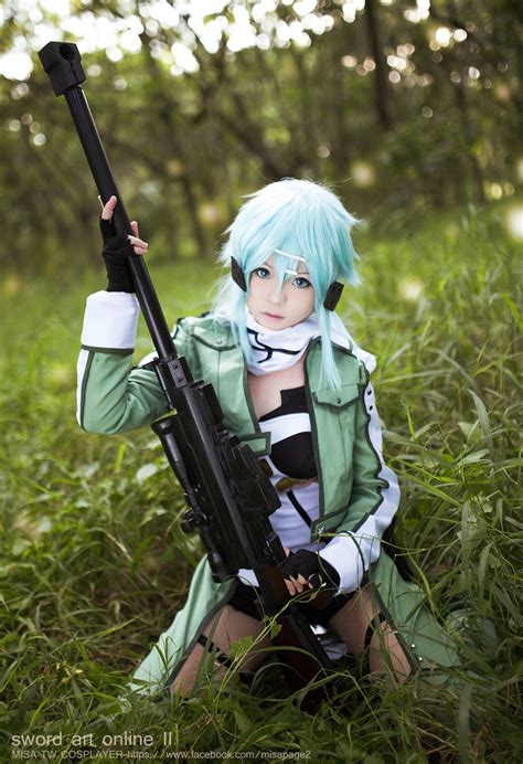 Tapety : videohry, ženy, cosplay, model, anime, Sword Art Online, Asada Shino, Gun Gale Online ...