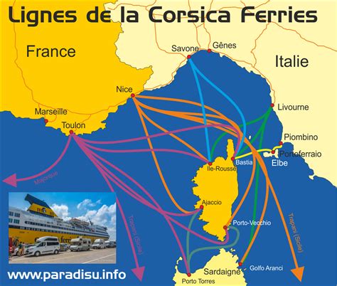 Corsica Ferries - Paradisu, le guide complet sur la Corse