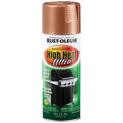 Rust-Oleum Specialty 12 oz. High Heat Ultra Semi-Gloss Aged Copper Spray Paint (6-Pack)-241232 ...