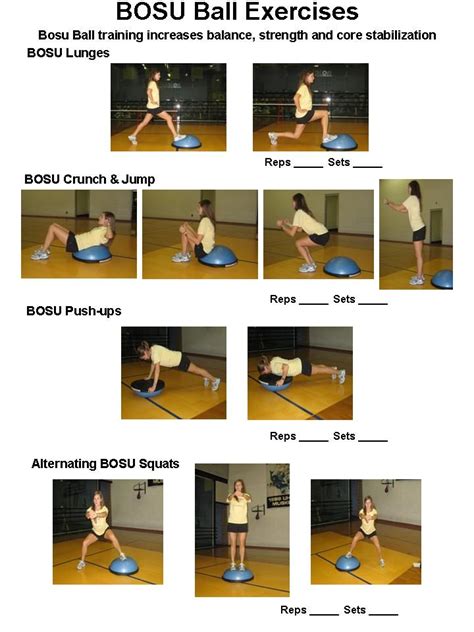 35 best Fitness: Bosu ball images on Pinterest | Bosu ball, Exercise and Work outs