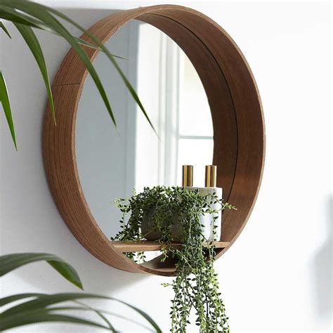 Wooden Mirror Shelf by Kaleidoscope | Kaleidoscope | Wooden mirror ...