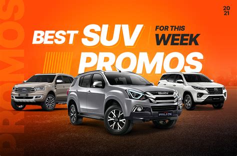 Best SUV promos in the Philippines this week | Autodeal