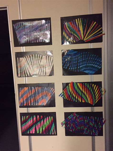 Miss Kimpton's 2015-2016 Third Grade: Moving Lines Art Project