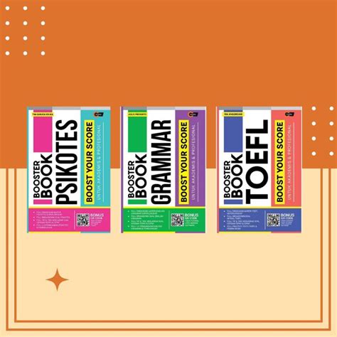 Jual Seri Booster Book TOEFL,GRAMMAR,PSIKOTES | Shopee Indonesia