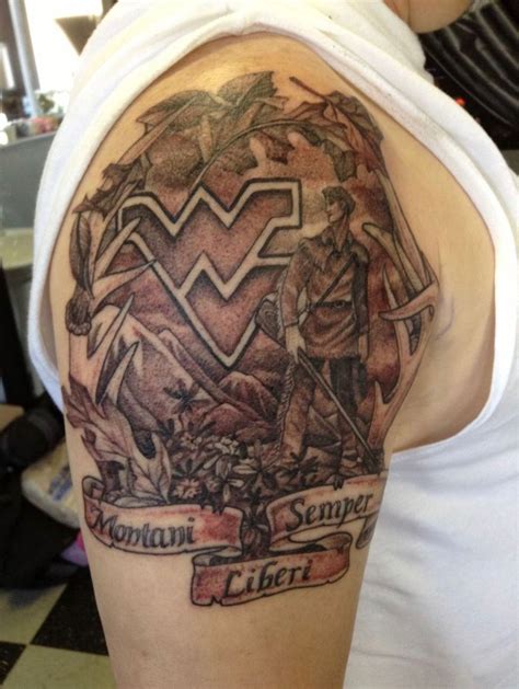 Pin by Jim Bird on Tattoo | West virginia tattoo, Virginia tattoo, Best ...