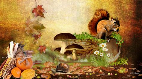 🔥 Download Fall Animal Wallpaper With HD Desktop Autumn by @dawnt86 ...