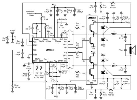 Insider: High Power Class D Amplifier Schematic