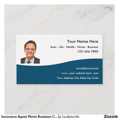 a business card with an image of a man in a suit and tie on it