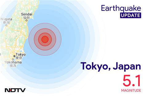 Earthquake With Magnitude 5.1 Strikes Near Tokyo In Japan