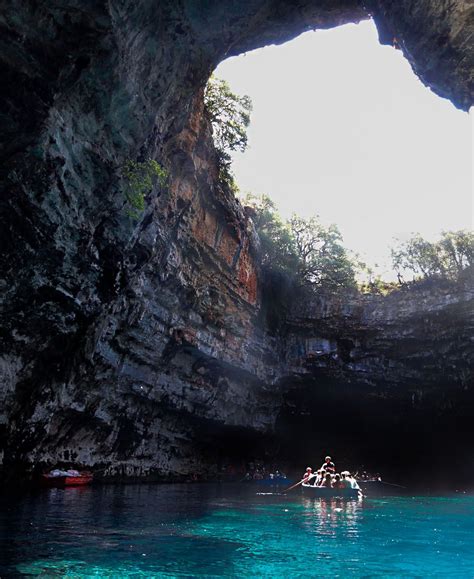 Melissani Cave in Kefalonia, Greece | Greek island, Kefalonia, Tourist