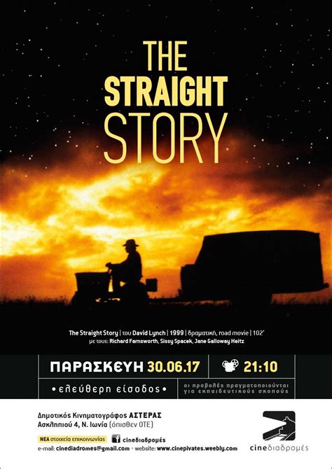 The Straight Story (1999) poster The Straight Story, Movie Posters ...