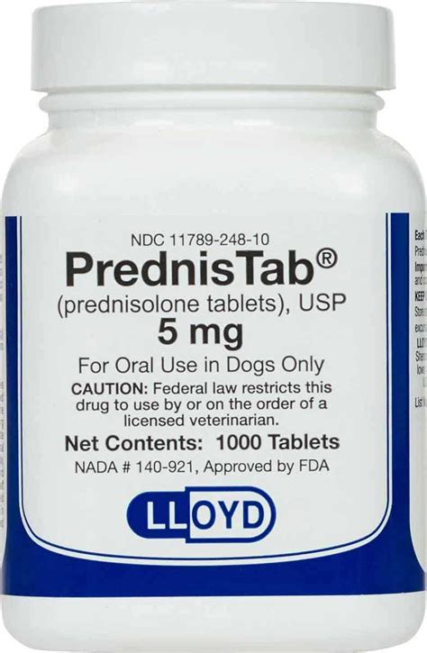 Prednisolone for Dogs, Cats and Horses Lloyd - Safe.Pharmacy ...