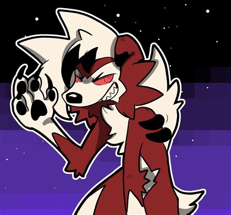 Lycanroc midnight form :) : r/pokemon