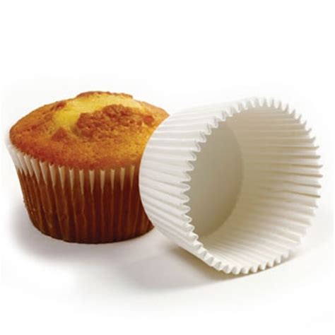 Extra Large Muffin Liners. Norpro Giant Muffin Cups, White, Pack of 500.