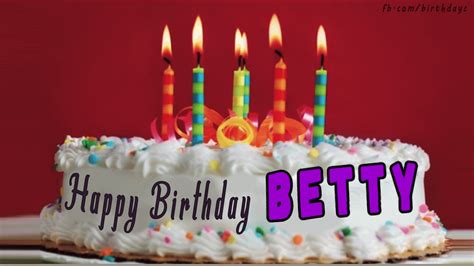 Happy Birthday BETTY images, cake - HBDAY.ART