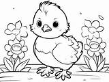 Spring Awakening In April Coloring  Page sketch template