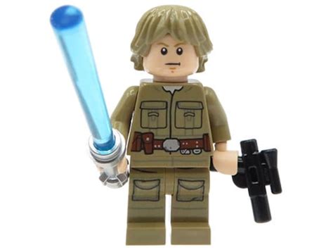 LEGO Star Wars Minifigure Luke Skywalker Lightsaber - Etsy