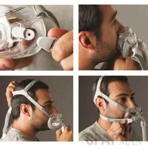 Amara View Full Face CPAP Mask Magnetic Headgear Clips