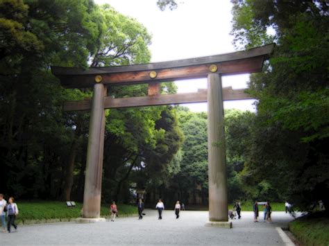 Meiji-jingu entrance, gloomy by eks0 on DeviantArt