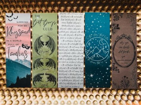 ACOTAR 5 Pack - Bookmarks – CanyonCreekCompany