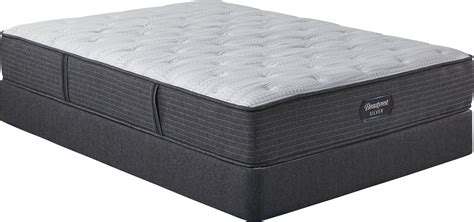 Beautyrest Silver Noblewood Low Profile Queen Mattress Set - Rooms To Go