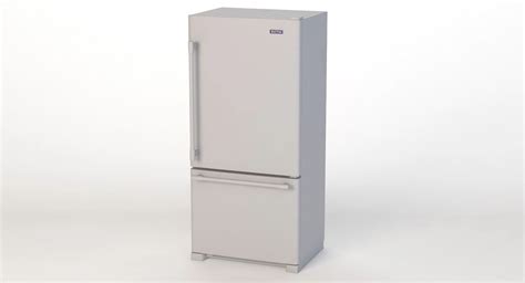 Maytag Bottom Freezer Refrigerator 3D Model - TurboSquid 2008257