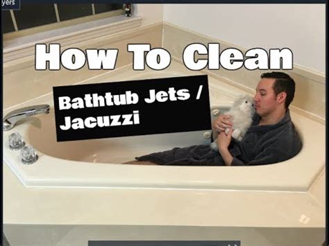 How To Clean Bathtub Jets | Jacuzzi Cleaning - YouTube