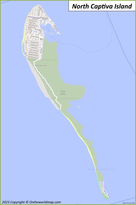 North Captiva Island Map | Florida, U.S. | Detailed Maps of North Captiva