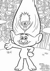 Trolls 2 Coloring Page Printable sketch template