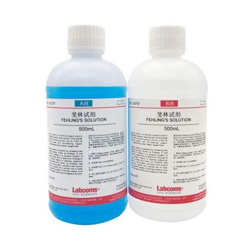 Fehling Reagent Fehling Reagent A B Solution Set Reducing Sugar ...